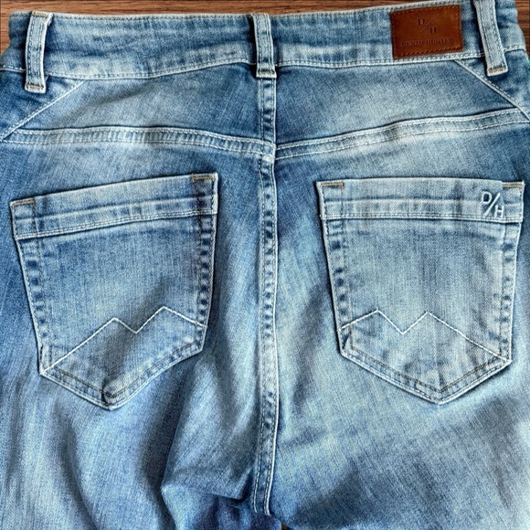 Denim Hunter Custom Fit Lucy High Rise Side Stripe Skinny Jeans Size 28 Blue - Picture 4 of 10